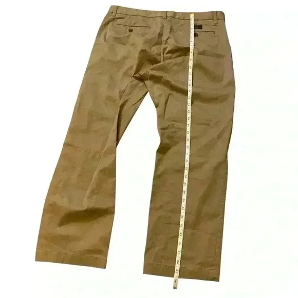 Banana Republic Men's Pants Tailoring Performance Emerson Chino Stretch Khaki 35 - Picture 9 of 16